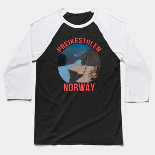 Preikestolen Norway Baseball T-Shirt